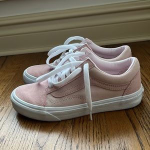 Old School Vans, Size 7 Women’s - Pink